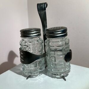 Vintage Salt & Pepper Shakers Bent Forks Hand Crafted